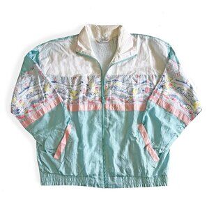 Vintage Blair Boutique, Pastel 90's Windbreaker / Spring Jacket